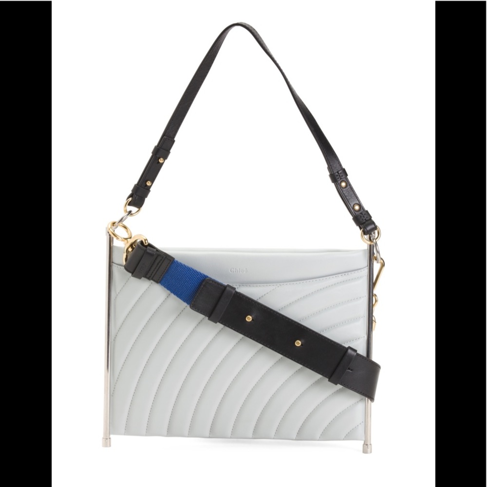 Brand new Chloe Quilted Roy clutch crossbody